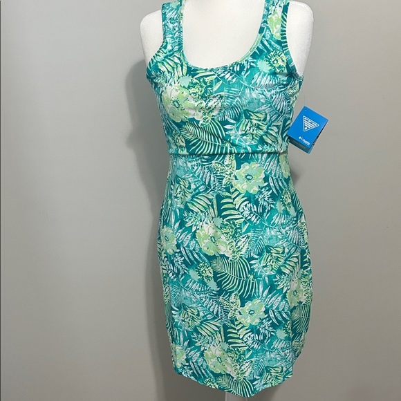 Columbia PFG NWT ,Tropical Floral Mini Dress Size Large - Picture 1 of 5